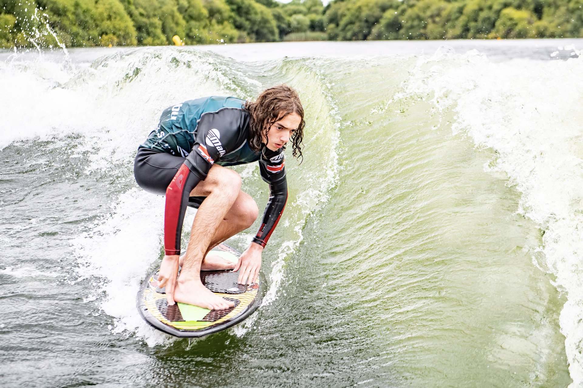 Ryan Thayne at the 2022 Malibu Boats UK Wakesurf Nationals